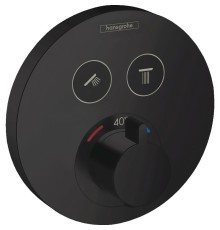 Смеситель для душа Hansgrohe ShowerSelect S с термостатом Черный матовый