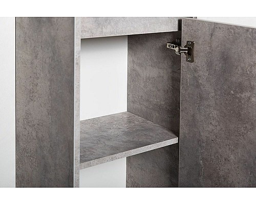 Шкаф пенал Art&Max Family-1500-2A-SO-CV подвесной Cemento Veneto