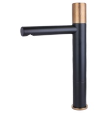 Смеситель для раковины Bronze de Luxe Avantgarde Черный Розовое золото