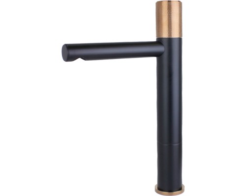 Смеситель для раковины Bronze de Luxe Avantgarde Черный Розовое золото