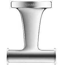 Двойной крючок Duravit Starck T 0099301000 Хром
