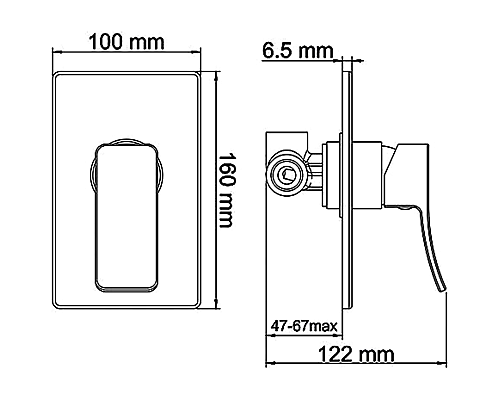 Душевая система WasserKRAFT Aller A12118 Хром
