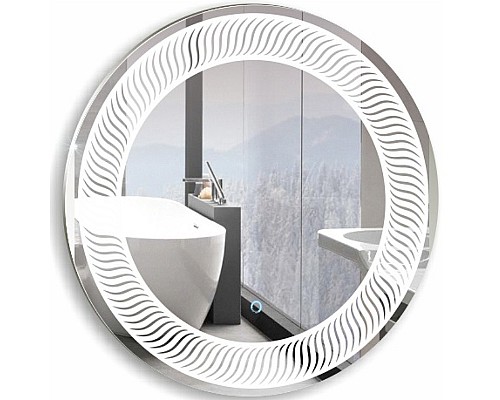 Зеркало Azario Милуз 77 ФР-00000937 с подсветкой с сенсорным выключателем