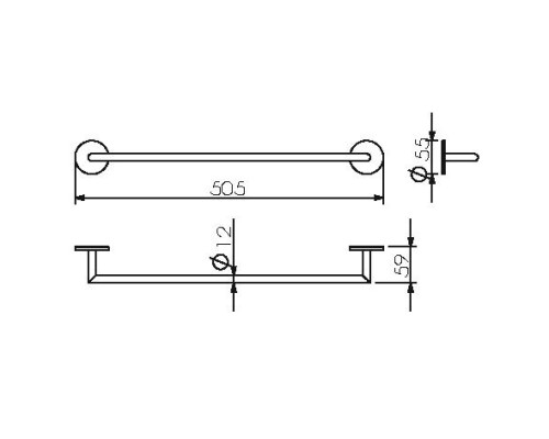 Полотенцедержатель LANGBERGER 30801D