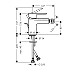 Гигиенический душ для биде Hansgrohe Vernis Blend черный 71210670