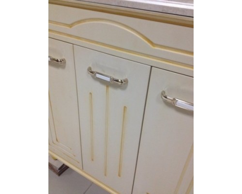 Тумба под раковину Bellezza Аллегро Люкс 100 4637517000351 Бежевая патина Золото