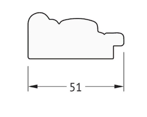 Зеркало Evoform Definite 103х53 BY 1054 в багетной раме - Сухой тростник 51 мм