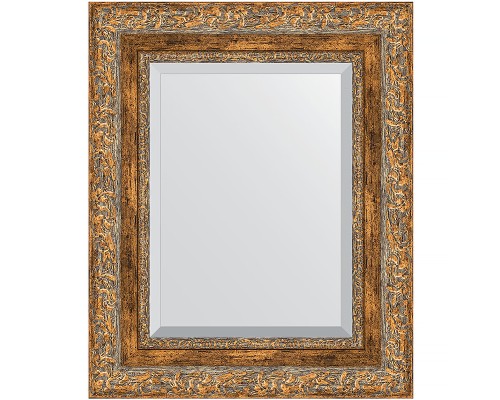Зеркало Evoform Exclusive 55х45 BY 3358 с фацетом в багетной раме - Виньетка античная бронза 85 мм