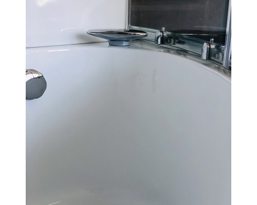 Душевой бокс Royal Bath ALP 170x100 с гидромассажем задняя стенка Белая