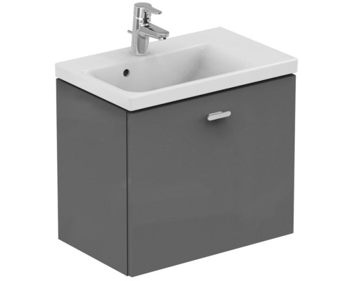 Тумба под раковину Ideal Standard Connect Space 60 C6743KR подвесная Серая глянцевая
