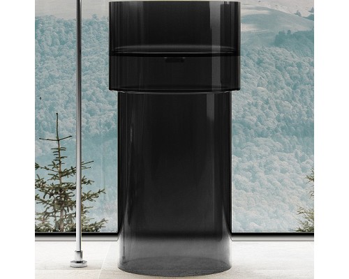 Раковина Abber Kristall 45 AT2701Onyx Черная