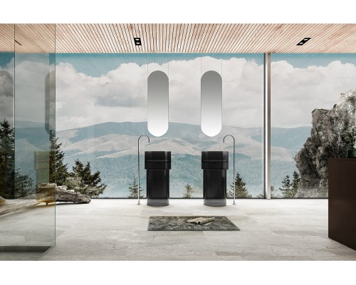 Раковина Abber Kristall 45 AT2701Onyx Черная