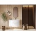 Зеркало Kerama Marazzi CONO овальное 42, черное матовое