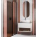Зеркало Kerama Marazzi CONO овальное 42, черное матовое