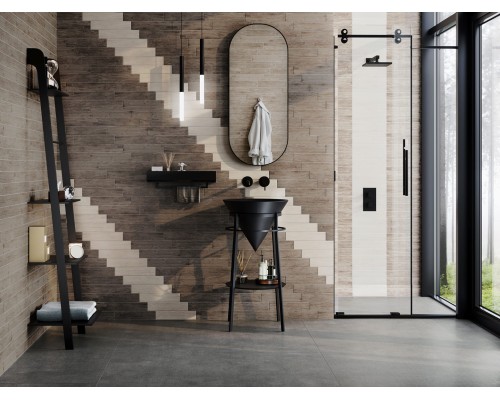 Зеркало Kerama Marazzi CONO овальное 42, черное матовое