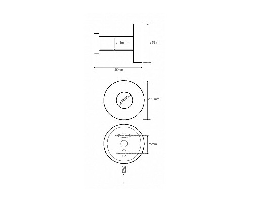 Крючок Bemeta 104106065