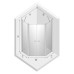 Душевое ограждение NEW TRENDY NEW SOLEO 90x90x195 (хром)