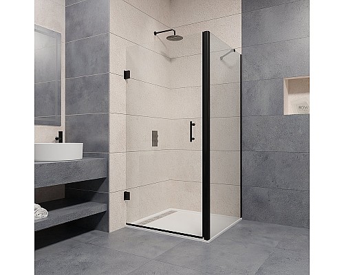 Душевой уголок RGW Passage PA-36B 90x80 41083698-014 профиль Черный стекло прозрачное