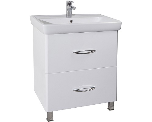 Тумба под раковину Bellezza Джела 70 4639811110019 2 ящика Белая