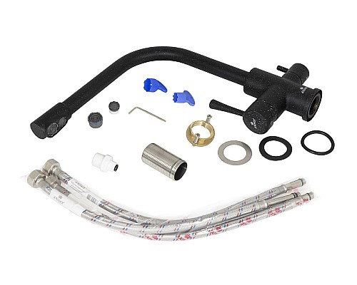 Смеситель для кухни Kaiser Merkur 26044-12 Черный мрамор