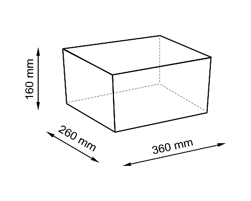 Корзина для аксессуаров WasserKRAFT Wiese WB-840-M Серая