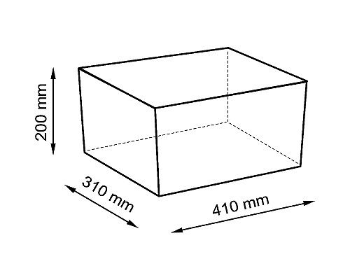 Корзина для аксессуаров WasserKRAFT Wiese WB-840-M Серая