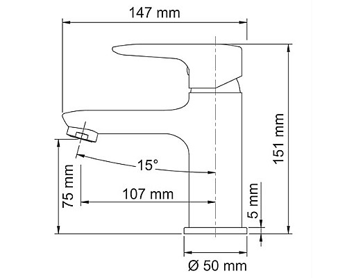 Смеситель для умывальника WasserKRAFT 5603