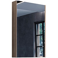 Зеркальный шкаф Comforty Порто 50 00-00009233 Дуб дымчатый