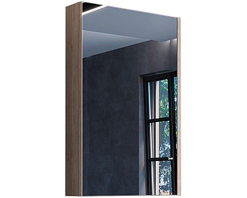 Зеркальный шкаф Comforty Порто 50 00-00009233 Дуб дымчатый