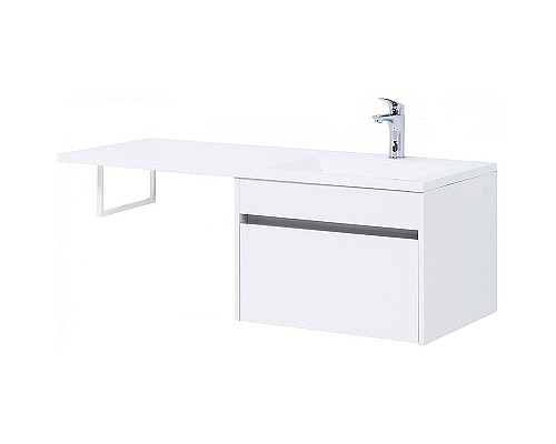 Тумба под раковину Aquanet Токио 120 236916 подвесная Белая