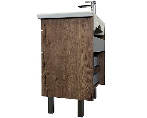 Тумба с раковиной Comforty Никосия 70H 00-00008854 Дуб темный
