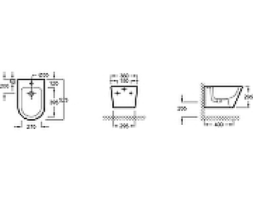 Биде Jacob Delafon Rodin+ EMJ0002-00 подвесное Белое