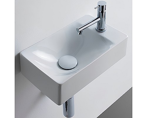 Раковина Scarabeo Soft-Hung-Cube 45 1501 Белая Раковина Scarabeo Soft-Hung-Cube 45 1501 Белая