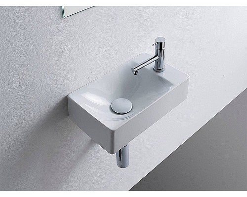 Раковина Scarabeo Soft-Hung-Cube 45 1501 Белая Раковина Scarabeo Soft-Hung-Cube 45 1501 Белая