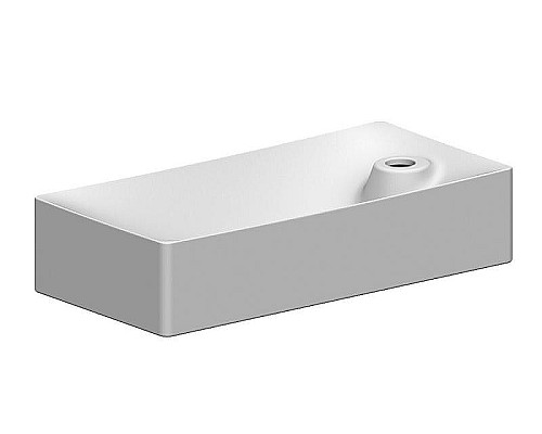 Раковина Scarabeo Soft-Hung-Cube 45 1501 Белая Раковина Scarabeo Soft-Hung-Cube 45 1501 Белая
