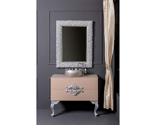 Зеркало Armadi Art Rose серебро 100x140см