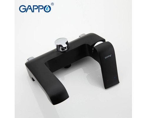 Смеситель для ванны Gappo G50 Черный матовый