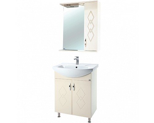 Тумба под раковину Bellezza Элеганс 55 4638608240076 Бежевая