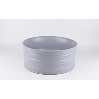 Серая матовая керамическая раковина Gid Gm969 53335