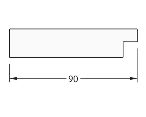 Зеркало Evoform Definite 100х80 BY 3279 в багетной раме - Чеканка серебряная 90 мм