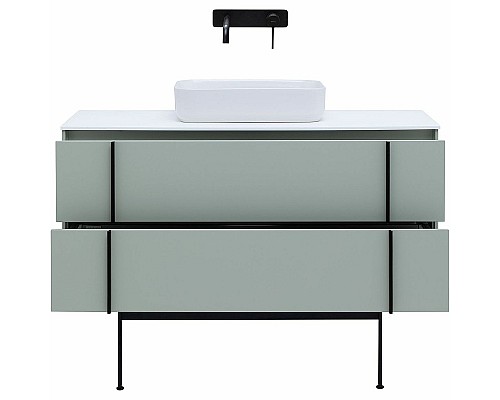 Тумба под раковину Allen Brau Reality 120 1.32008.PWM подвесная Папирус матовый