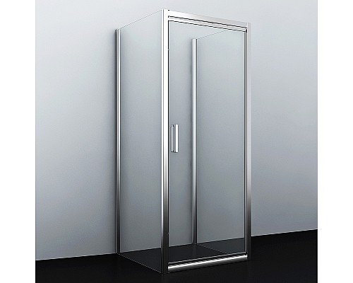 Душевой уголок WasserKRAFT Salm 90x90 27I43 профиль Хром стекло прозрачное