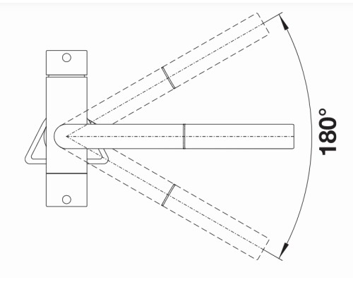 Смеситель для кухни Blanco Fontas-S II 526158 Черный