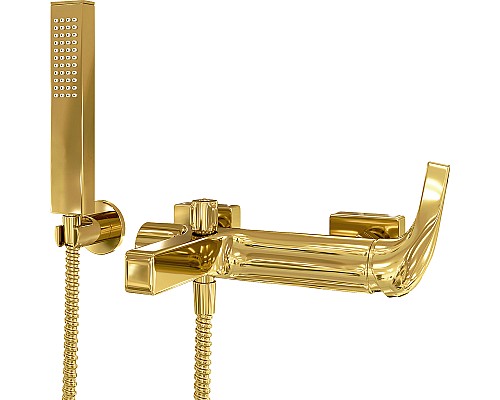 Смеситель для ванны WasserKRAFT Sauer 7101 Золото