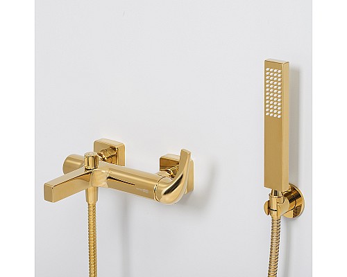 Смеситель для ванны WasserKRAFT Sauer 7101 Золото