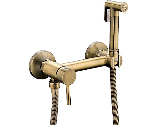 Гигиенический душ со смесителем Haiba HB5510-4 Бронза