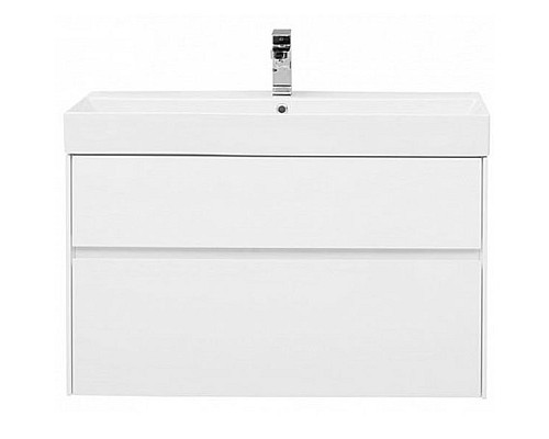 Тумба под раковину Aquanet Бруклин 100 203961 подвесная Белая