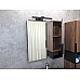 Зеркало со шкафом Comforty Штутгарт 75 00004151037 Дуб темно-коричневый Черное матовое