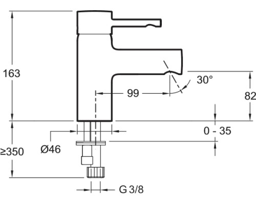 Смеситель для раковины Jacob Delafon E98298CP