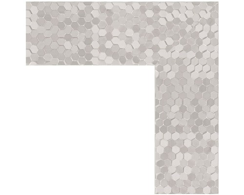 Зеркало Evoform Definite Floor 197х78 BY 6005 в багетной раме - Соты алюминий 70 мм